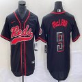 Nike Cincinnati Reds #9 Mclain black majestic baseball jerseys Joint name-BD 05