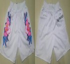 Miami Heat white nba shorts