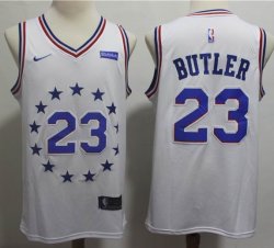 Nike Philadelphia 76ers #23 Jimmy Butler white basketbal Jerseys -S8