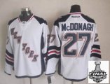 2014 stanley cup New York Rangers MCDONAGH #27 White hockey Jersey