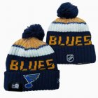 2024 St.louis Blues blue white yellow NHL Sports Cuffed Knit Hats