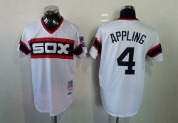 Chicago White Sox APPLING 4 White throwback mlb jerseys