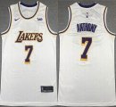 Nike NBA Los Angeles Lakers #7 Carmelo Anthony white nba basketball Jersey-XD