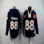 Denver Broncos #88 Demaryius Thomas dark blue nfl Hooded Sweatshirt