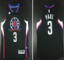 Los Angeles Clippers #3 Chris Paul black NBA basketball Jersey