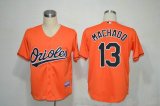 Baltimore Orioles #13 Manny Machado Orange MLB Jerseys