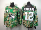 reebok San Jose Sharks 12# Patrick Marleau Green camo NHL Jerseys A Patch