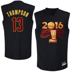 Cleveland Cavaliers #13 Thompson Black Champion NBA Jerseys