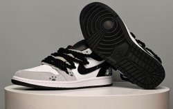 2023 Air Jordan 1 basketball Shoes white gray black