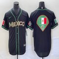 2023 World Cup Mexico blank black new majestic MLB baseball Jerseys-BD 53