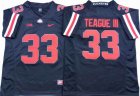 Nike Ohio State Buckeyes #33 Teague III Black College Football Jersey