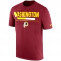 Washington Redskins Nike Sideline Legend Staff Performance T-Shirt - Burgundy