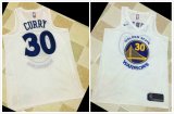 Nike Golden State Warriors #30 Stephen Curry white nba basketball jerseys-LT