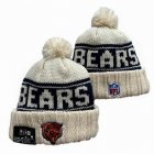 2024 Chicago Bears beige black NFL Sports Cuffed Knit Hats