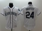 2016 Seattle Mariners #24 Ken Griffey white Flexbase Authentic Collection Jersey