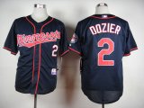 Minnesota Twins #2 Brian Dozier Dark Blue MLB baseball Jerseys