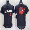 Nike Baltimore Orioles blank black Flexbase Authentic Collection Jersey city version-BD 04