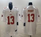 Nike San Francisco 49ers #13 Brock Purdy white gold Color Rush Limited Jersey 01