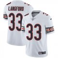 Nike Chicago Bears #33 Langford White Color Rush Limited Jerseys