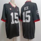 Georgia Bulldogs #15 Carson Beck black Game College Football Jerseys-XST