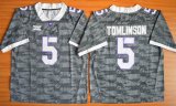 2015 TCU Horned Frogs #5 LaDainian Tomlinson Jersey gray college football jersey