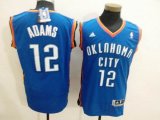 Oklahoma City Thunder ADAMS 12 Blue Basketball Jerseys