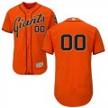 Custom San Francisco Giants orange Flexbase Authentic Collection Jersey