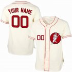 Custom Boston Red Sox beige baseball jerseys