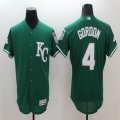 2016 Kansas City Royals #4 Alex Gordon green Flexbase Authentic Collection Jersey