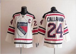 New York Rangers #24 Ryan Callahan Cream NHL Jerseys