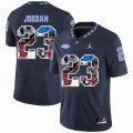 North Carolina Tar Heels Michael Jordan #23 black Printing fashion version college football jersey-4