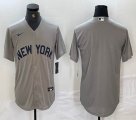 Nike New York Yankees blank gray MLB baseball Jersey -BD