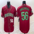 2023 World Cup Mexico #56 Randy Arozarena red majestic baseball jerseys 14