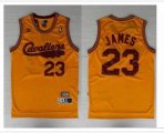 Cleveland Cavaliers 23# LeBron James orange nba Swingman Jerseys