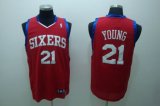 Philadelphia 76ers 21# Young red Jersey