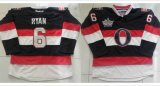 Reebok Ottawa Senators #6 Bobby Ryan blank NHL Jerseys