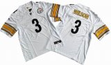 Pittsburgh Steelers #3 Russell Wilson white Nike Vapor F.U.S.E. Limited Jersey-S8