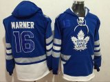 Reebok Mitch Marner #16 Toronto Maple Leafs Blue 2017 Centennial ice hockey Hooded Sweatshirt