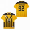 Pittsburgh Steelers James Harrison #92 yellow throwback nfl Jersey-SG