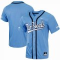 Custom North Carolina Tar Heels Nike replica Full-Button Skyblue Baseball Jerseys