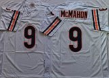 Chicago Bears #9 Jim McMahon White Throwback NFL Jersey