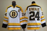 Boston Bruins 24 O'REILLY throwback white nhl jersey