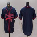 Houston Texans blue with baseball jerseys Joint Name 01