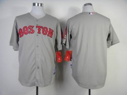 2014 Boston Red Sox blank gray mlb baseball jerseys