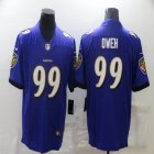 Baltimore Ravens #99 Jayson Oweh purple nike Color Rush Limited Jersey