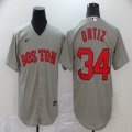 Nike Boston Red Sox 34 David Ortiz gray majestic baseball Jersey