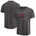 Arizona Cardinals Majestic Big & Tall Fierce Intensity T-Shirt â€“ Heathered Charcoal