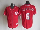 Cincinnati Reds Billy Hamilton #6 Red majestic baseball jerseys