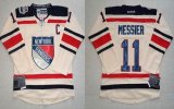 New York Rangers 11 Mark Messier Cream NHL Jerseys