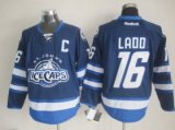 St. John's IceCaps #16 LADD Blue NHL Jerseys (C Patch)